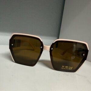 Chic Pink and Brown Sunglasses